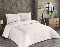 Покрывало с наволочками NIDA 240х260см(1шт), наволочки 50х70+5см(2шт) Кремовый S0415/02