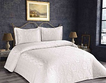 Покрывало с наволочками NISA 240х260см(1шт), наволочки 50х70+5см(2шт) Кремовый S0413/01