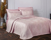 Покрывало с наволочками MELISA 240х260см(1шт), наволочки 50х70+5см(2шт) Пудра S0229/03