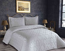 Покрывало с наволочками NISA 240х260см(1шт), наволочки 50х70+5см(2шт) Серый S0413/03